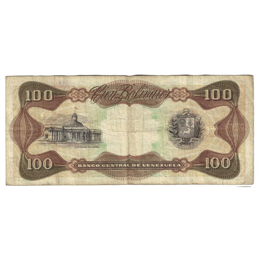 Τραπεζογραμμάτιο, 
  
  Βενεζουέλα, 
  
  100 Μπολιβάρ